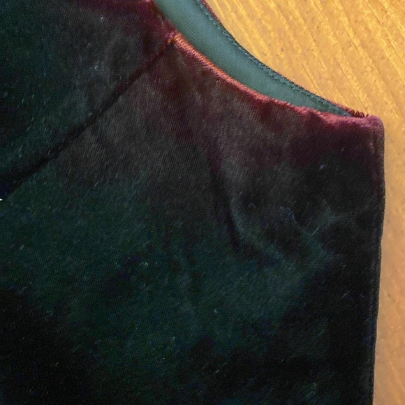 Vintage Talbots Black Velvet Shift Dress SIZE 12 - Picture 5 of 5